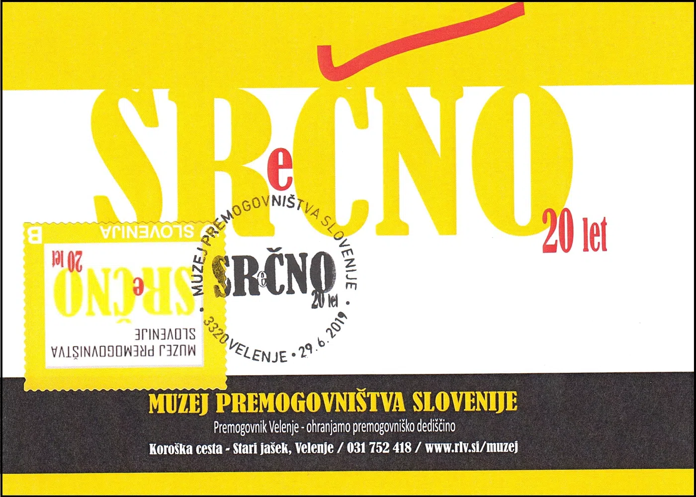 20 LET MUZEJ PREMOGOVNIŠTVA SLOVENIJE SREČNO